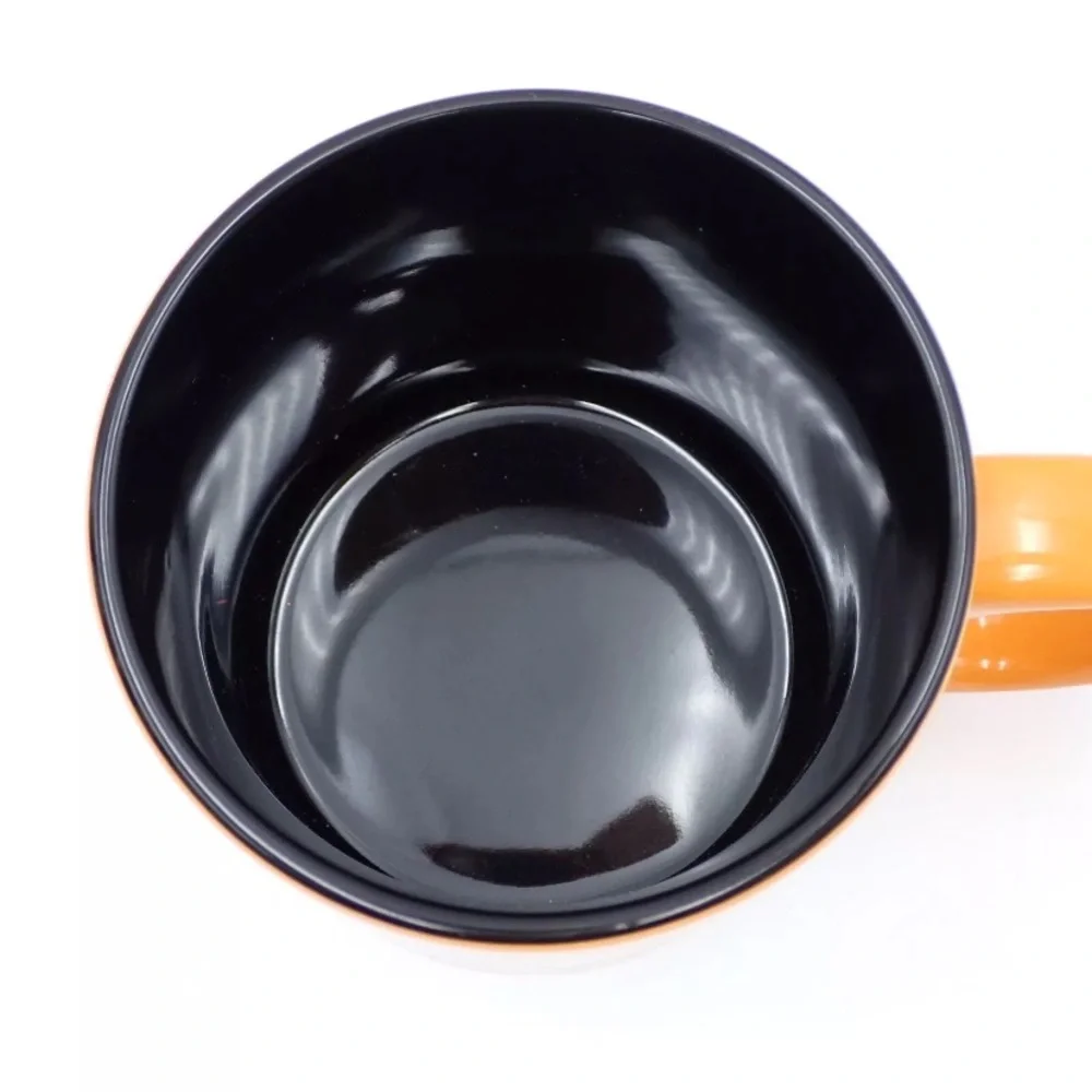 Disney Happy Halloween Mickey Minnie Mouse Mug 20oz Orange Vampire Witch